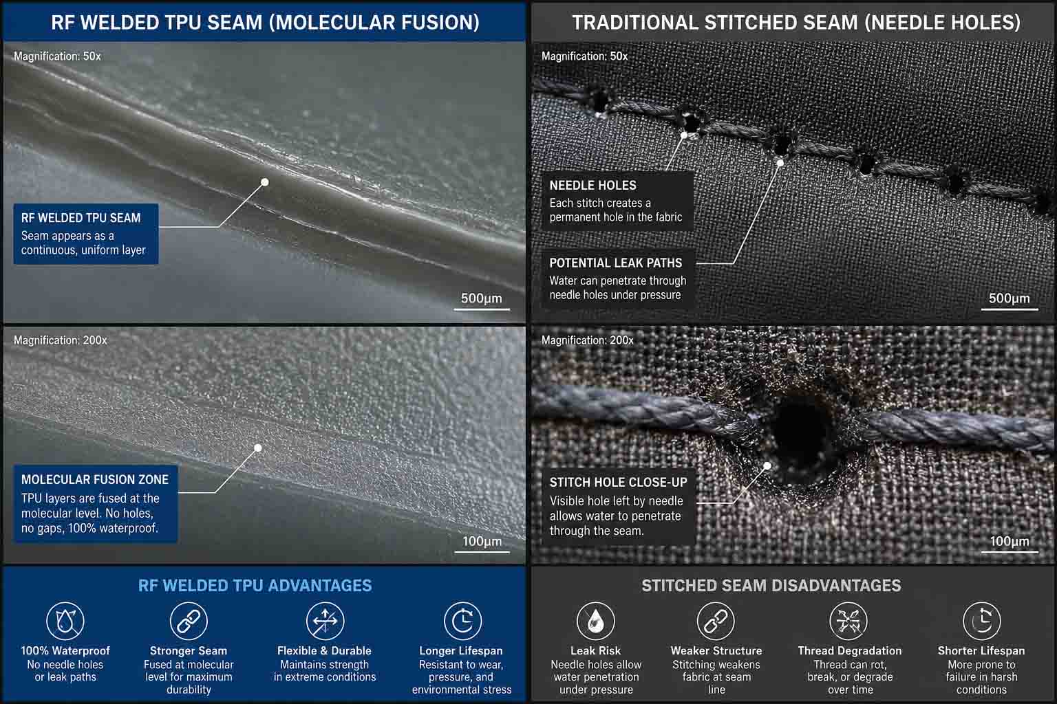Apa Kantong Kering Bisa Dicelupake? Pandhuan Profesional kanggo Watesan Waterproof