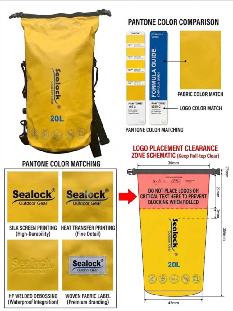 Tas Garing Label Pribadi kanggo Merk Peralatan ruangan