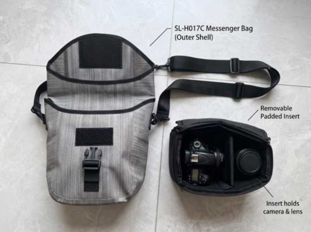 Produsen Tas Kamera Waterproof: Kerang Las lan Sisipan Padded kanggo Merk Foto