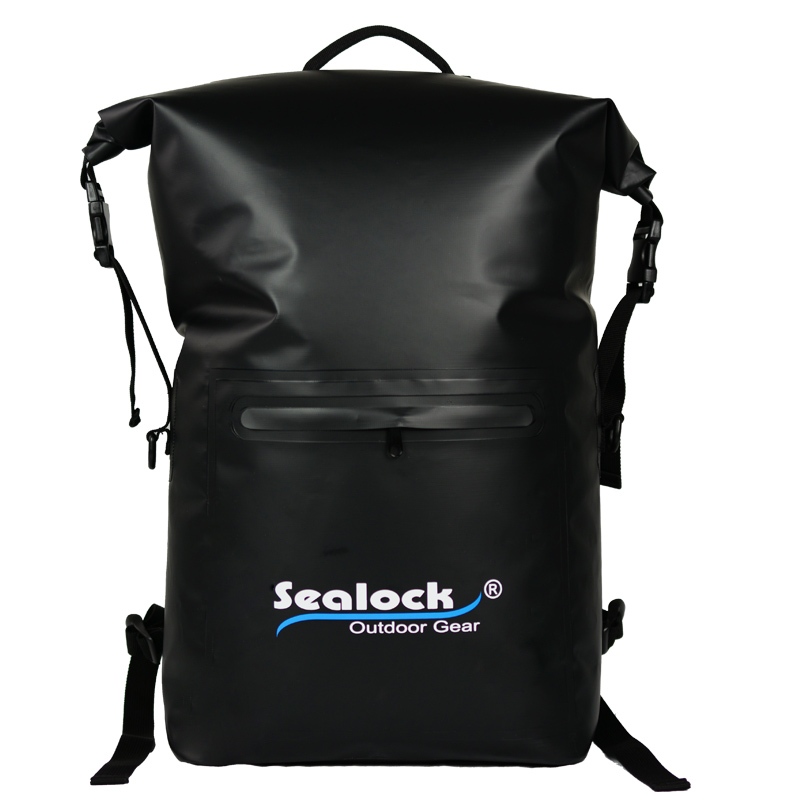 30L Roll Top Waterproof Garing Backpack kanggo Camping, Hiking lan Travel