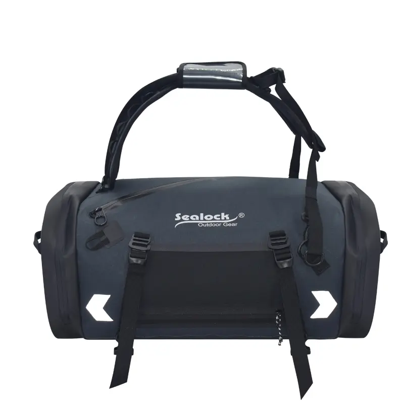 55L 3-Way Motor Tas Anti Air nganggo Ritsleting Kedap Udara (Tali / Ransel / Digawa)
