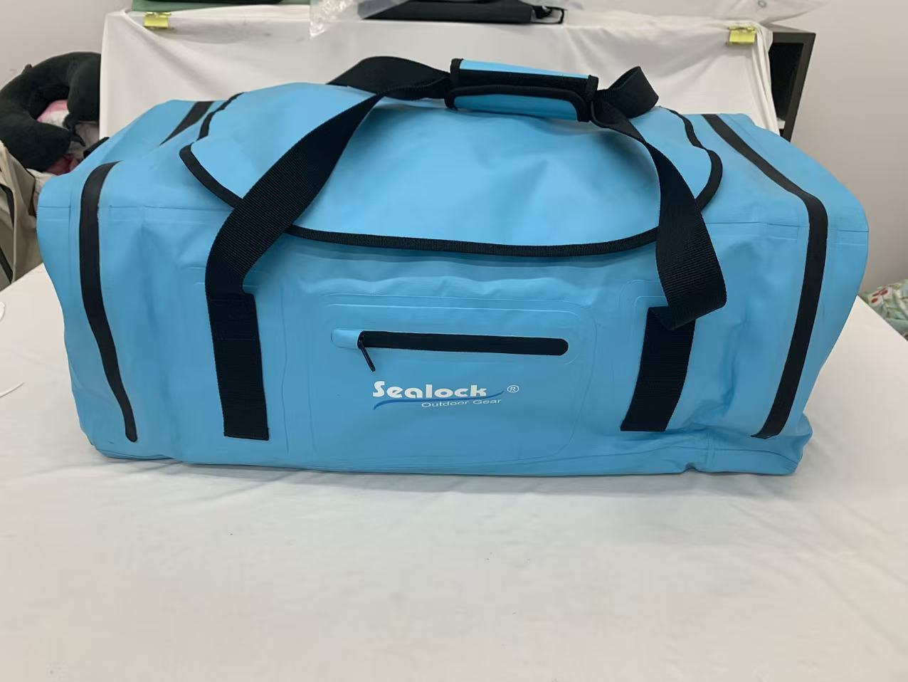 Tas ransel anti banyu 55L nganggo Zip Kedap Udara (IPX7)