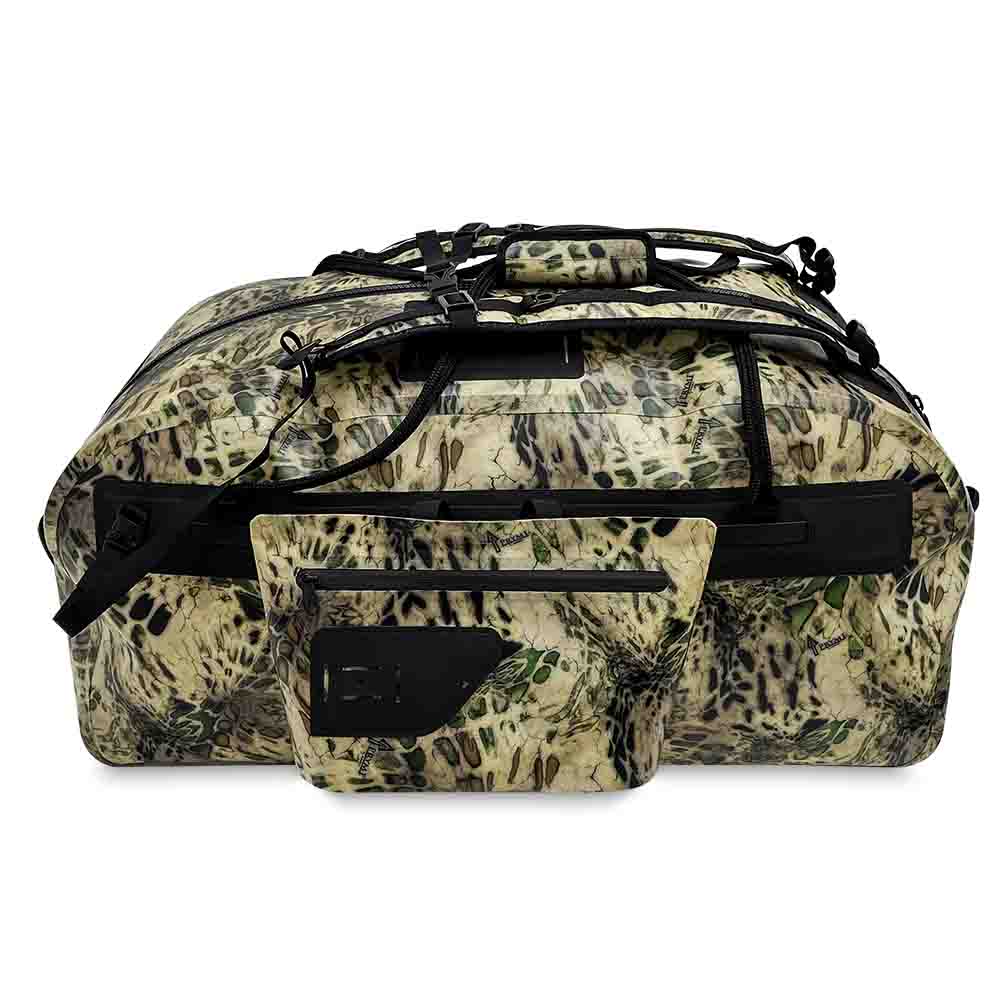 Tas Ransel Camo Tahan banyu kanthi Kanthong Ngarep sing Bisa Dicopot (IPX6)